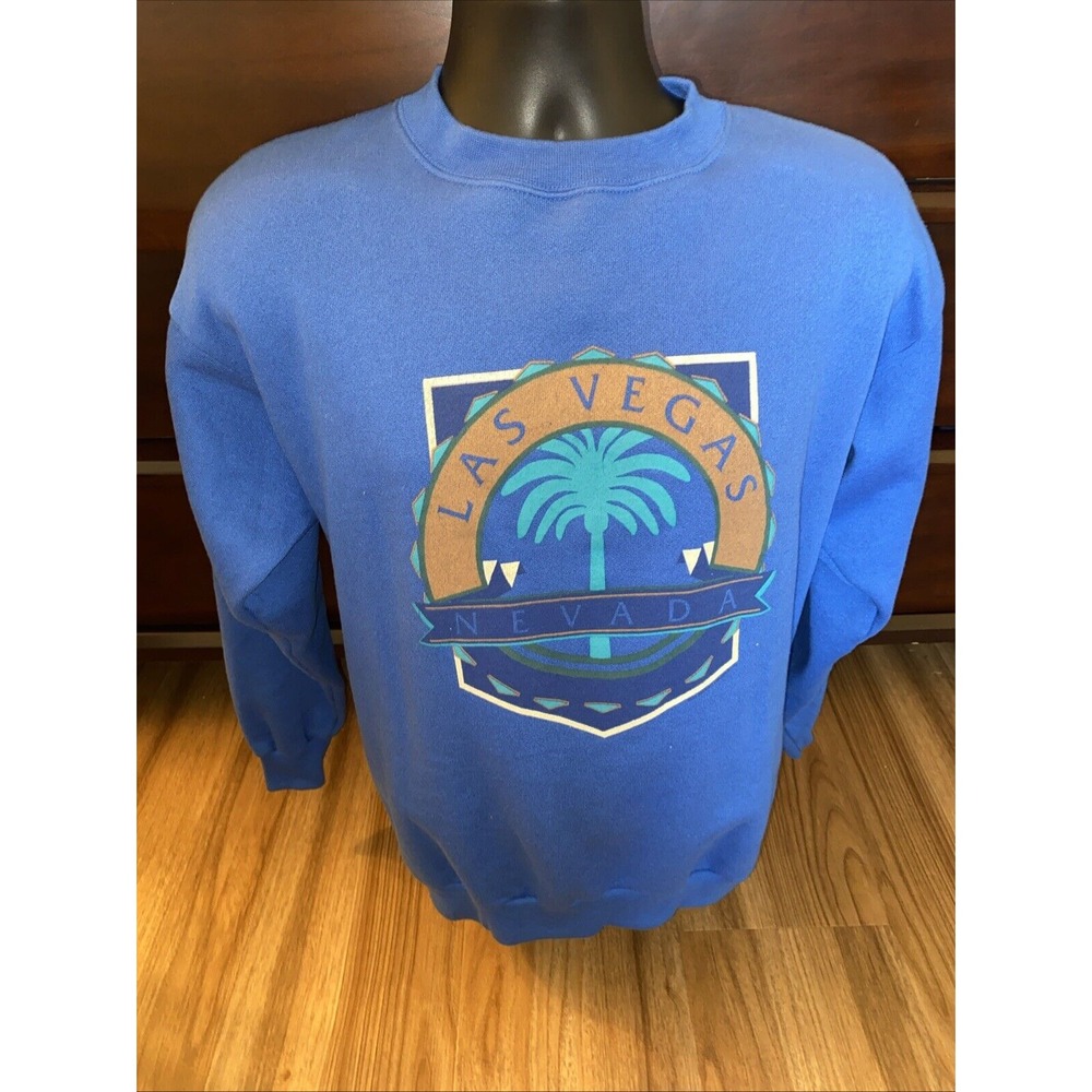 Las Vegas Nevada Tultex‎ Crew Neck Sweatshirt Size XL Made in U.S.A